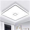 Airand Plafoniera LED Soffitto 24W Lampada da Soffitto Quadrata 2050LM 5000K Blanco Frío IP44 Impermeabile per Bagno Cucina Camera da letto Corridoio Soggiorno 32.5CM