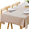 Plenmor Tovaglia Plastificata Rettangolare, Tovaglia Antimacchia Rettangolare Tovaglia Decorativa Tavolo da Salotto (Beige, 215x137cm)