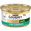 Gourmet Purina Gourmet Gold Patè Umido Gatto 85 gr - Coniglio - Confezione da 24 pezzi - Cibo umido per gatti - 1° ORDINE? scegli lo sconto BZR5 / BZR20 + 200 punti fedeltà