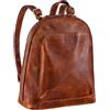 STILORD Skyler Borsa Zainetto Pelle 2 in 1 Zaino Borso Tracolla Borse Spalla Vintage Daypack Viaggio Uomo Donna Vera Pelle Colore:kara - cognac