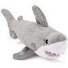 Zappi Co Giocattolo di peluche morbido e coccoloso per bambini - Compagno perfetto per bambini e neonati (12-15 cm) (Squalo)