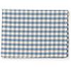 PARAMAISON Tovaglia Rustica Rettangolare, Stile Quadretti Country, Bianco e Avio, Tovaglia Tavola da Pranzo, Cucina, Giardino, Pic nic, 4 Posti 140x140 cm