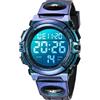 BEN NEVIS Orologio da Polso Orologi Sport per Bambini Digitale Multifunzione Impermeabile LED Luce Allarme Calendario Data con Cinturino in Silicone Blu