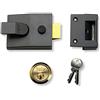 Yale Locks 84 - Serratura di sicurezza standard Nightlatch DMG, forma cilindrica, 40 mm, scatola incl.