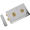 Yale YALP334CH Cerchio Serratura, Adatto per Porte Interne, capannoni e cancelli, Finitura cromata, 156 x 104 mm (6 x 4 Inch)