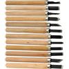 YUANstore 12 pz/8 pz/6 pz Professionale Intaglio Legno Scalpello Coltello Mano Strumento Set per Base Dettagliato Carving Woodworkers Sgorbie