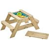 TP Early Fun Piicnic Table Sandpit TP Early Fun - Tavolo da Picnic con panche e vaschetta di Sabbia al Centro, 2+ Anni