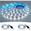 GOMING USB 5V Striscia LED Bianco Freddo 6000K 4M(2 Pezzi x 2M) 240LEDs