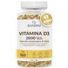 Bandini® Vitamina D3 2000 UI 365 Softgels, Alto Dosaggio 50μg, Vitamine D