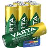 Varta Batteria Ricaricabile AA Stilo, 2100 mAh, Confezione da 6 Pezzi, Pre-caricate, Pronte all'Uso