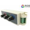 RGB DIMMER CONTROLLER MANUALE 3 CANALI MANOPOLE 12V 24V 9A 216W CENTRALINA B5E6