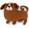 KARLIE PELUCHE CANE BORRIS MARRONE 25CMx22CMx7C