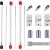 Homeet 7PCS Ago Aerografo Ugello 0.2/0.3/0.5mm Airbrush Needle Sostituzione per Aerografo Pistola a Spruzzo Modello di Strumento di Manutenzione Accessori