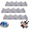 Forreen Portabottiglie In Plastica Stile Europeo, 3pcs Espositore Per Vino Ripiani Portavino Impilabili Bottiglia Di Plastica Espositore Per Cucina Frigorifero Ristorante Bar,Grigio Scuro (Grigio)
