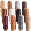 FEPITO 12 colori filo filo cerato in pelle 392 iarde 150D filo cerato per cucire per artigianato in pelle mestiere cucito fai da te