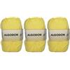 Hanselhome Gomitolo di Cotone Premium 100% Cotone Perfetto per Il Fai da Te e Il Lavoro a Mano (Colore Giallo 100 g, Circa 220 Metri Confezione da 3 Pezzi)