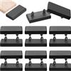 Queekay 16 Parti Ricambio per Letto Piattaforma di Sostituzione delle Doghe Parti Struttura in Plastica Kit Lamelle per Tappi Letto Matrimoniale, 65 mm/ 2,56 Pollici