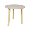 Spetebo Tavolo decorativo in legno, 30 x 30 cm, colore: Tavolino basso da soggiorno, piccolo coffee table, sgabello, colore: grigio talpa