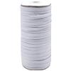 HQdeal Elastici 64 Metri Elastico per Cucito Elastico Piatto 6mm di Larghezza Corde Elastiche Bianco per Cucito, Artigianato, Maglieria e Fai da Te