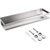 SUMNACON Mensola angolare per bagno, in acciaio inox, accessori da bagno, mensola da parete per doccia, organizer per cucina, bagno, soggiorno, hotel (40cm, argento)