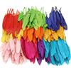 MWOOT 240 Pezzi Piume Colorate, Piume Decorative sicuri e Non tossici e Non sbiadiscono per Creazioni Fai da Te
