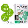 NAVIGATOR Carta Navigator Universal Premium A4 80 gr Per Fotocopie Fronte Retro E Stampe A Colori 1 Risma Da 500 Fogli