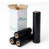 VIRSUS Pellicola 6 Rotoli Film Estensibile Nero Manuale, Spessore 23mycron, Bobina di Estensibile per Imballaggio, peso 2,4kg, di Altezza 500mm