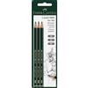 Faber-Castell 119099 - Set di matite Castell 9000, 3 pezzi, set per artisti