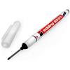 Edding - Pennarello indelebile da falegname, 8850, 0,7-1 mm, punta extra lunga, colore: nero