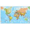 Maps International - Mappa del mondo di grandi dimensioni - Poster con mappa del mondo politica - Aggiornato -2025 - Laminato - 84,1 cm (larghezza) x 59,4 cm (altezza)