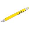 Troika Construction - Penna a sfera, colore: giallo