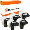 Bubprint 5x Bubprint Etichette compatibile per Brother DK-22205 per P-Touch QL500 QL500BW QL550 QL560 QL570 QL700 QL710 QL710W QL720NW QL800 QL810W QL820 QL820NWB QL820NW QL1060N QL1100