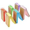XCOZU 300 Pezzi Colore Flash Cards con Raccoglitore ad Anelli, XCOZU Index Cards Study Cards Easy Flip con Raccoglitore Memo Scratch Pads 6 Set (50 Fogli per Set)