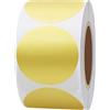Hybsk - Rotolo di 400 adesivi rotondi dorati (3,8 cm), 1 rotolo, colore: oro