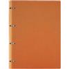 aoory Raccoglitore per quaderno a righe, formato A4, ricaricabile, con copertina in pelle Marrone