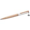 Swarovski Crystalline con occhio portafortuna 5553337 - Penna a sfera, colore: bianco, placcata in oro rosa