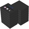 ZCZN Foglietti Adesivi Colorati Super Sticky Notes, 14 Pezzi, Nero | 51 mm x 38 mm, 100 Fogli/Blocchetto. Un Totale di 1400 Fogli, Utilizzato per Aziende, Case o Scuole