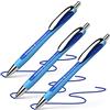 LOYAL TIGER Schneider, Slider Rave, Penna a sfera XB, tratto spesso XB, confezione da 3 mine per documenti Made in Germany, colore inchiostro blu