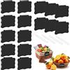 Meetory 16 Cartellini Prezzi Con Clip, Etichette PVC Rimovibili, 4 Pennarelli Bianchi Cancellabili, Per Cesti e Cucina, Porta Etichette da Appendere Per Portaoggetti Scatola