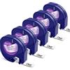 MarkField Nastro per Etichette Compatibile con Dymo LetraTag Plastica | S0721530 12267, Nero su Trasparente Ricarica Cartucce per LT-100H LT-100T LT-110T XR, 12mm x 4m