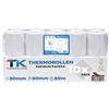 TK THERMALKING THERMALKING - Rotoli Cassa 80x80 Termica Fiscale [senza BPA] - Rotolo per stampante registratore di cassa fiscale 80mm x 80m x 12mm - Rotolini carta termica 80x80x12 - [10x]
