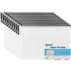 ipow 10pcs Sacchetto di Zip Impermeabile A4,Borse di File Mesh con Cerniera,Busta Sacchetto Portadocumenti per Uffici,Busta Plastica Trasparente per Cosmetici Forniture Archivio