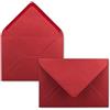 FarbenFroh by GUSTAV NEUSER Buste in rosa rossa - 25 pezzi - Buste DIN C5 22,0 x 15,4 cm - Colla umida senza finestra - Natale, biglietti d'auguri - Serie FarbenFroh