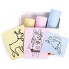 Memoking T02/M02L/Q02E/M02/M02X Carta Termica Rosa/Gialla/Blu - 10 anni non Appiccicosa 53 mm x 6.5 m, Carta Termica per Journal, Testi, Fotografici, Appunti di Studio, Apprendimento e altro, 3 Rotoli