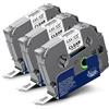 Labelwell Nastri per Etichette Compatibile per Brother TZe-131 TZe131 TZ131 Nero su Trasparente Laminato Tape Clear per P-touch PT-E110 E100 PT-P300BT PT-1000 1005 PT-H107B H100LB PT-H105 PTD200, 3pz