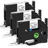 Aken 3 x Aken TZ-221 Compatibile Nastro per Brother P touch TZe 9mm TZe-221 TZe221 Nero su Bianco Cartucce per Brother PT-H107B H105 H100LB H100R 1000 1010 H110
