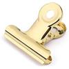 Coideal Piccole cerniere Bulldog Clips, Coideal 30 Pack 1 Pollice Raccoglitore in metallo Clip di carta Fermasoldi per cartellini Borse, negozi, ufficio e cucina di casa (Oro chiaro, 22mm)