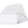 Yaomiao 8 Confezione Raccoglitore a 6 Fori per Formato A6 Tasche Raccoglitore in Plastica Cartelle con Cerniera Borse a Fogli Staccabili con Cerniera a 6 Fori per Documenti Notebook Carte