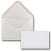 FarbenFroh by GUSTAV NEUSER Biglietti singoli con busta, DIN A8, 7,1 x 4,5 cm, con buste formato C8, 7,6 x 5,2 cm, con chiusura da inumidire 25 Set 22 - bianco naturale.