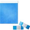 DEEDPF 100 Pezzi Braccialetti d'ingresso, Braccialetti di identificazione Impermeabili per il Controllo e la Sicurezza Durante gli Eventi 19 x 255 mm (Blu)